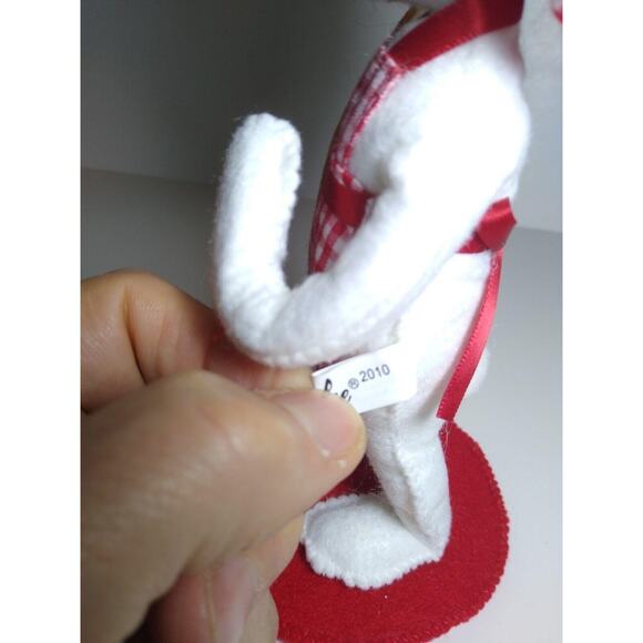 ANNALEE Be Mine Love Heart Valentines Dressed White Chef Cook Bear Doll 9" - Picture 4 of 6